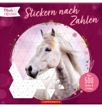 Stickern nach Zahlen: Pferdef 