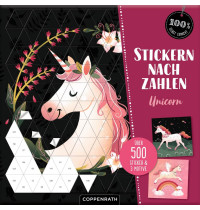 Stickern nach Zahlen: Unicorn 