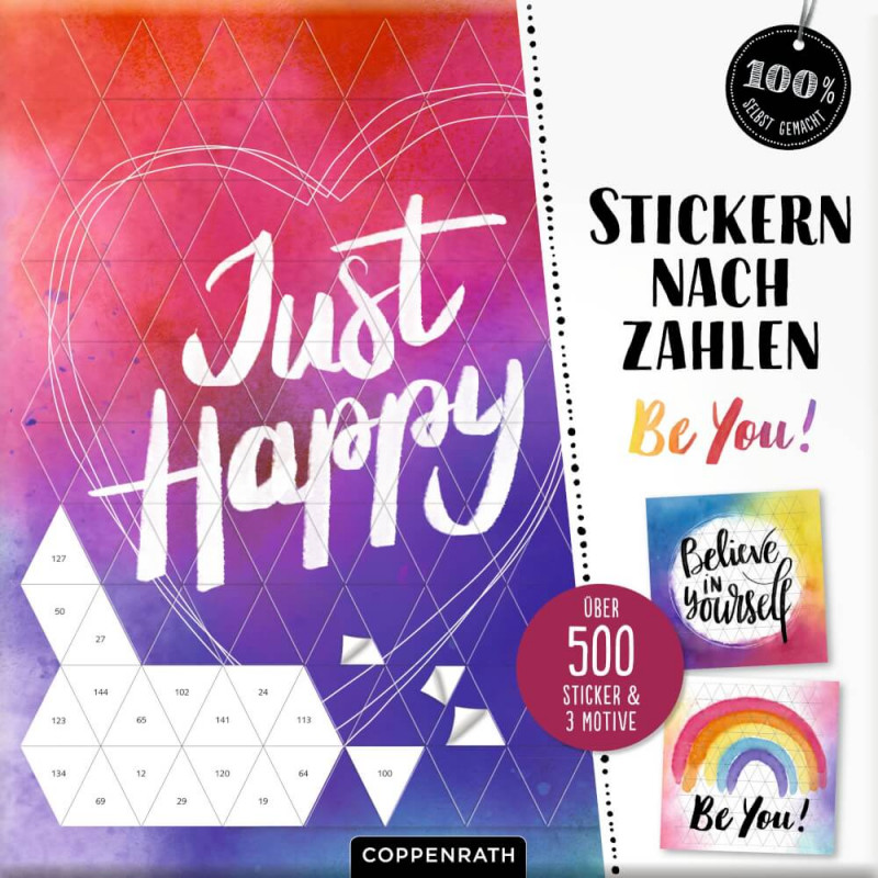 Stickern nach Zahlen: Be You! 