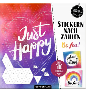 Stickern nach Zahlen: Be You! 