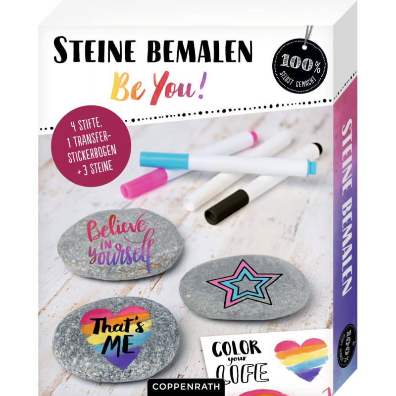 Steine bemalen - Be You! (100 