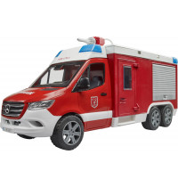 bruder 02680 MB Sprinter Feuerwehrrüstwagen mit Light + Sound Modul