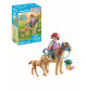 PLAYMOBIL 71498 Kind mit Pony und Fohlen