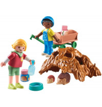 PLAYMOBIL 71512 Pflege der Igelfamilie