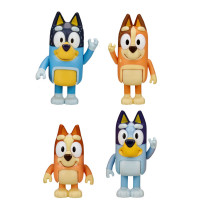 mooseToys BLUEY Figuren 4er pack - Familie