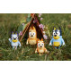 mooseToys BLUEY Figuren 4er pack - Familie