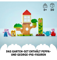 LEGO® DUPLO 10431 Pink Peppas Garten mit Baumhaus