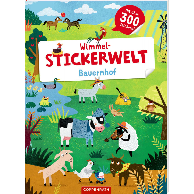 Wimmel-Stickerwelt: Bauernhof