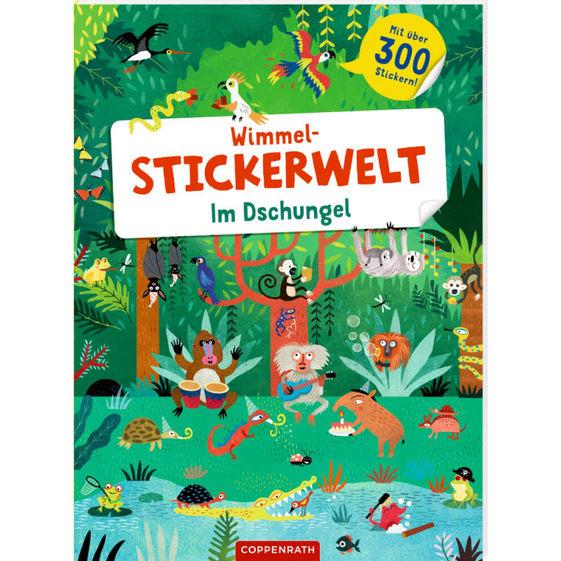 Wimmel-Stickerwelt: Im Dschungel