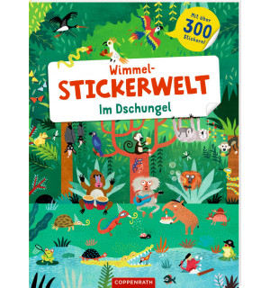 Wimmel-Stickerwelt: Im Dschungel