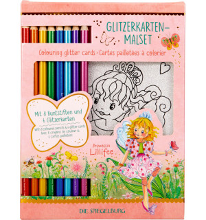 Glitzerkarten-Malset - Prinzessin Lillifee