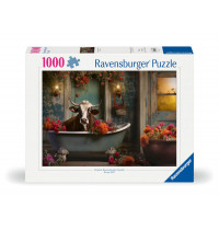 Ravensburger 12000782 Puzzle The cow in the bathtub 1000 Teile