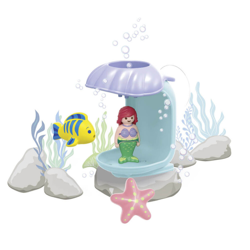 PLAYMOBIL 71460 1.2.3 & Disney: Arielles Muscheldusche