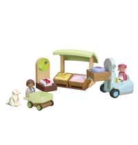 PLAYMOBIL 71691 Junior: Bio-Marktstand & Gabelstapler