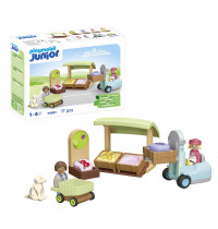 PLAYMOBIL 71691 Junior: Bio-Marktstand & Gabelstapler