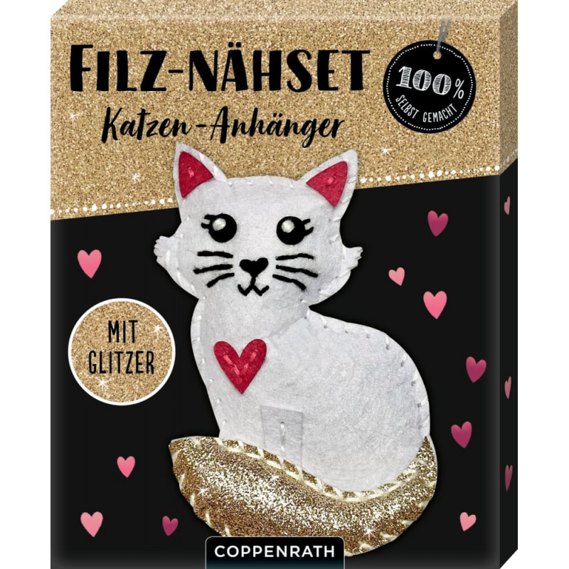 Filz-Nähset: Katzen-Anhänger