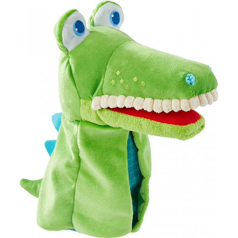 Handpuppe Allesfresser Kroko