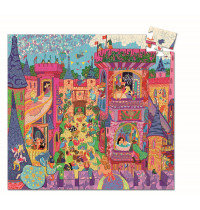 Djeco - Formenpuzzle: The fairy castle - 54 pcs