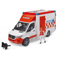 Bruder - MB Sprinter Ambulanz mit Fahrer und Light + Sound Modul