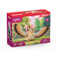 Schleich - bayala - Elfe auf Glitzer-Eule