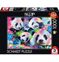 Schmidt Spiele - Sheena Pike: Neon Blumen-Pandas