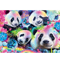 Schmidt Spiele - Sheena Pike: Neon Blumen-Pandas