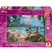 Schmidt Spiele - Thomas Kinkade - Disney Dreams Collection - Minnie & Mickey in Hawaii