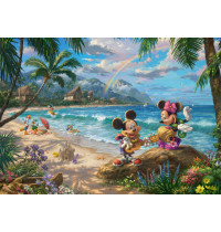 Schmidt Spiele - Thomas Kinkade - Disney Dreams Collection - Minnie & Mickey in Hawaii