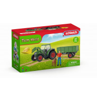 Schleich - Farm World - Traktor mit Anhänger