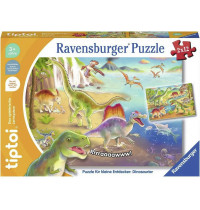 Ravensburger - tiptoi Puzzle für kleine Entdecker: Dinosaurier