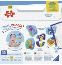 Ravensburger - ministeps: Plitsch-Platsch-Puzzle Meerestiere