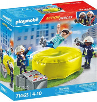 PLAYMOBIL 71465 - Action Heroes - Feuerwehrleute mit Luftkissen