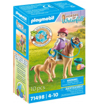 PLAYMOBIL 71498 - Horses of Waterfall - Kind mit Pony und Fohlen