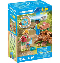 PLAYMOBIL 71512 - My Life - Pflege der Igelfamilie