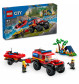 LEGO City 60412 - Feuerwehrgeländewagen mit Rettungsboot