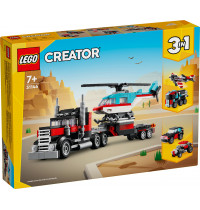 LEGO Creator 31146 - Tieflader mit Hubschrauber