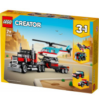 LEGO Creator 31146 - Tieflader mit Hubschrauber