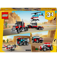 LEGO Creator 31146 - Tieflader mit Hubschrauber