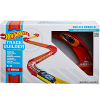 Mattel - Hot Wheels Track Builder Unlimited Premium-Kurven-Set inkl. 1 Spielzeugauto