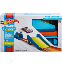 Mattel - Hot Wheels Track Builder Unlimited Weitsprung-Set inkl. 1 Spielzeugauto