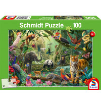 Schmidt Spiele - Bunte Tierwelt im Dschungel