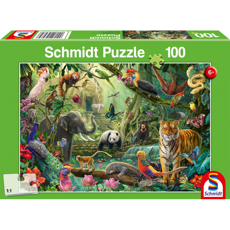 Schmidt Spiele - Bunte Tierwelt im Dschungel