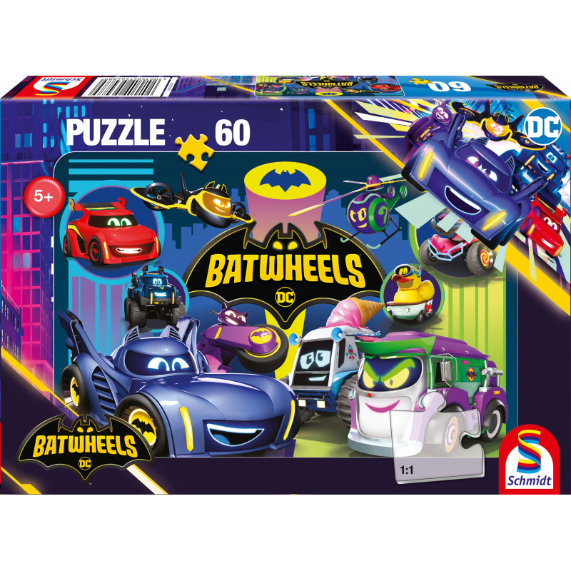 Schmidt Spiele - DC Batwheels: Batmobile gegen Legion der Düser