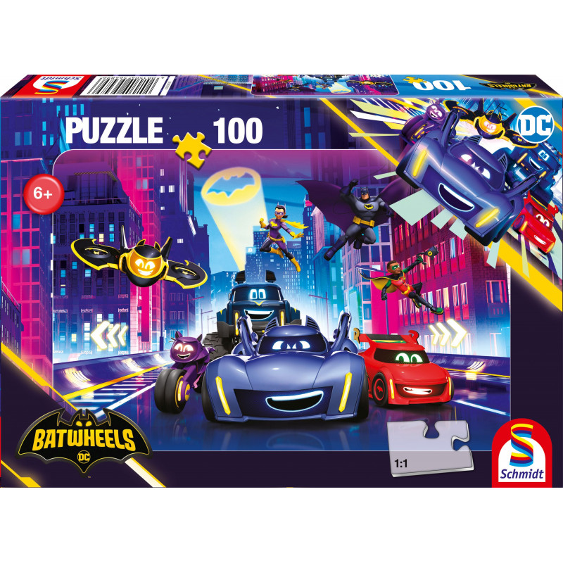 Schmidt Spiele - DC Batwheels: Turbogeladene Action in Gotham City