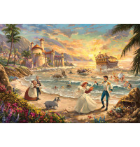 Schmidt Spiele - Thomas Kinkade - Disney Dreams Collection - The Little Mermaid Celebration of Love