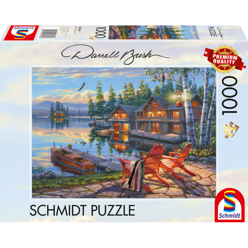 Schmidt Spiele - Darrel Bush: Seeufer am Loon Lake