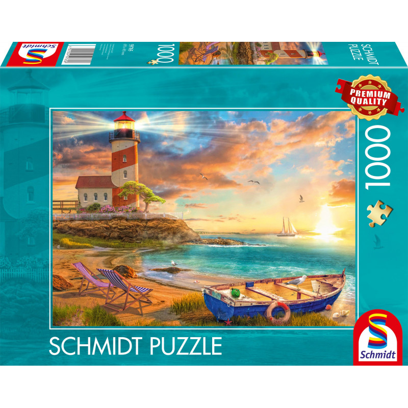 Schmidt Spiele - Sonnenuntergang in der Leuchtturm-Bucht