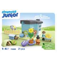 PLAYMOBIL JUNIOR 71690 - Tierpension mit Futterspender