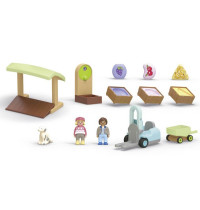 PLAYMOBIL JUNIOR 71691 - Bio-Marktstand & Gabelstapler