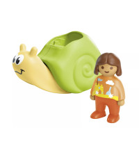 PLAYMOBIL JUNIOR 71699 - Schaukelschnecke mit Rasselfunktion